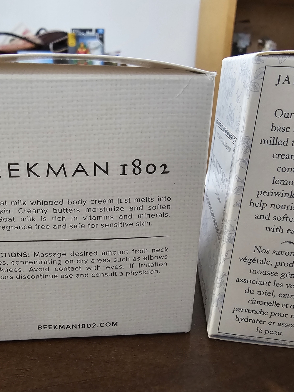 Beekman 1802 Men’s Moisturizing Body Cream - White Box and Nantucket Briar Bath